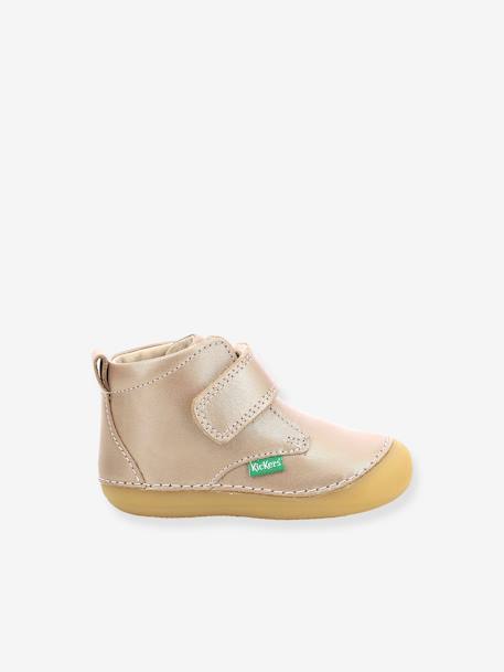 Leren babylaarsjes Sabio 584344-10 KICKERS® eerste stapjes rozen - vertbaudet enfant 