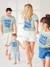 Baby capsule t-shirt zeemansfamilie groen, gestreept - vertbaudet enfant 