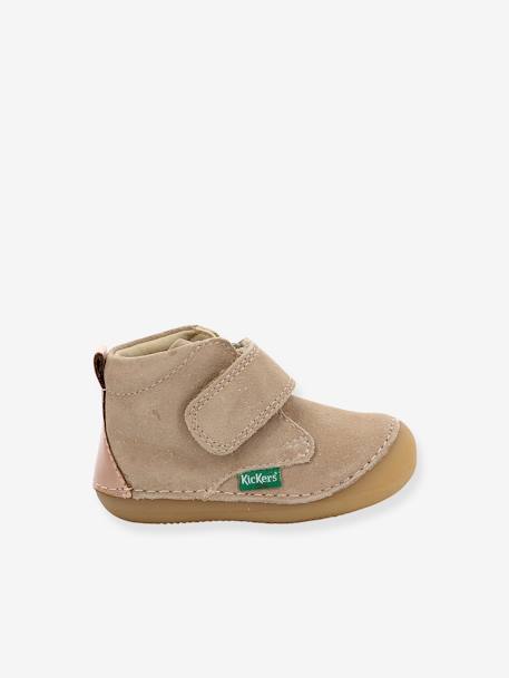 Leren babylaarsjes Sabio 915396-10 KICKERS® eerste stapjes rozen - vertbaudet enfant 