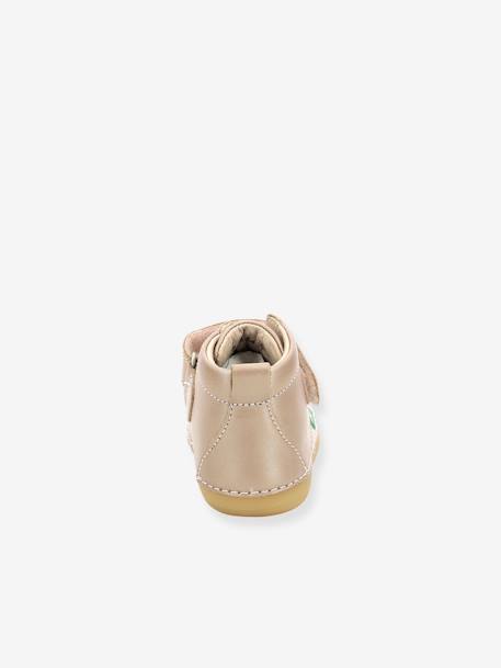 Leren babylaarsjes Sabio 584344-10 KICKERS® eerste stapjes rozen - vertbaudet enfant 