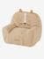 Tijger katoenen gaas schuim fauteuil beige (poederkleur) - vertbaudet enfant 