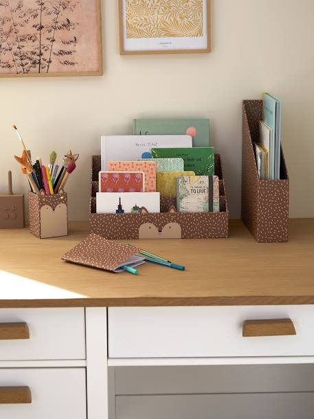 Bureau-opbergset Vos terracotta - vertbaudet enfant 