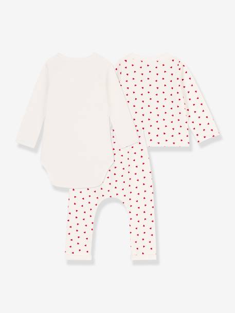 Geboorteset in biologisch katoen PETIT BATEAU wit - vertbaudet enfant 