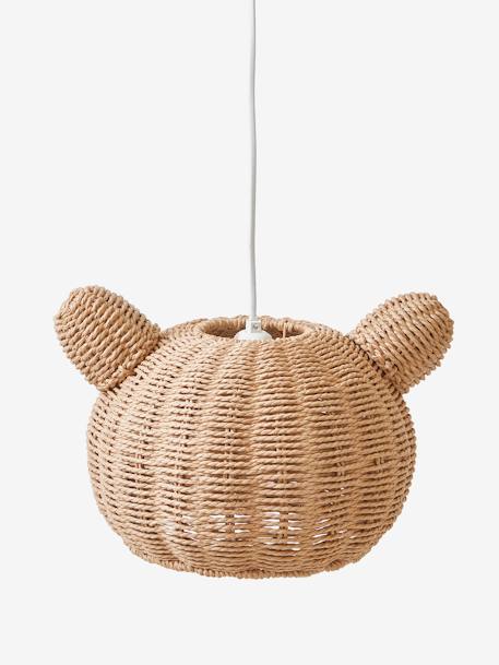 Rotan lampenkap voor hanglamp beertje bruin - vertbaudet enfant 