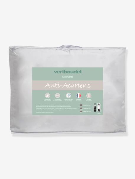 GREENCARE® anti-huisstofmijt microvezel getemperd dekbed wit - vertbaudet enfant 