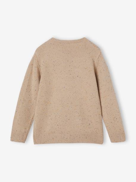 Jongenstrui van getwijnd tricot marineblauw+zandbeige - vertbaudet enfant 