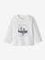 Decoratief T-shirt babyjongen ecru+grijs gechineerd+vanille - vertbaudet enfant 
