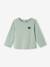 Babyshirt Basics lange mouwen blauwgroen+rozenhout - vertbaudet enfant 