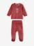 Set van 2 fluwelen 'bolide' babypyjama's terracotta - vertbaudet enfant 