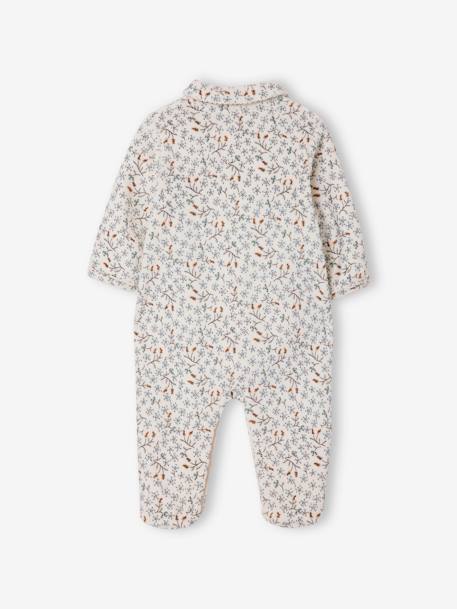 Set van 2 fluwelen pyjamapakjes hemelsblauw - vertbaudet enfant 