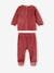 Set van 2 fluwelen 'bolide' babypyjama's terracotta - vertbaudet enfant 