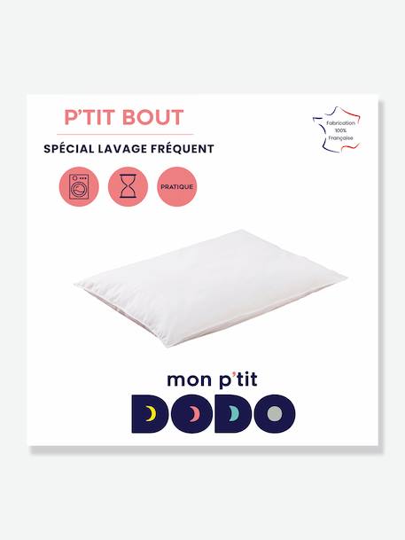 Kussen P'tit Bout Multi lavages Mon P'tit DODO wit - vertbaudet enfant 