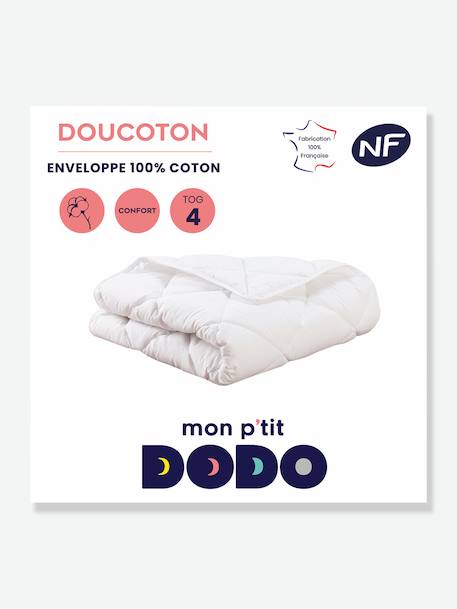 Licht dekbed Doucoton Mon P'tit DODO wit - vertbaudet enfant 