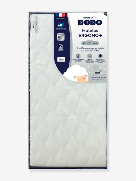 3D Ergono+ babymatras DODO wit - vertbaudet enfant 