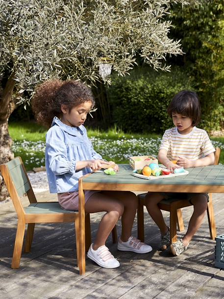 Set van 2 buitenstoelen Summer kaki - vertbaudet enfant 