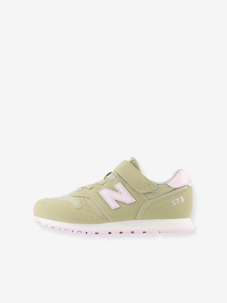 Kindersneakers met veters en klittenband YV373VB2 NEW BALANCE® blauwgroen - vertbaudet enfant 