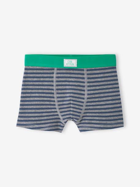 Set met 5 stretch boxers skate jongens groen - vertbaudet enfant 