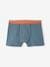 Set met 5 stretch boxers Yéti voor jongens grijsblauw - vertbaudet enfant 