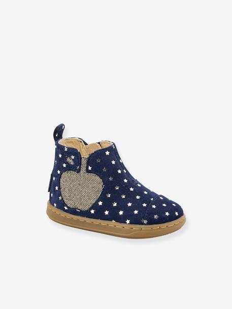 Bouba Apple Stars SHOO POM® baby boots marineblauw - vertbaudet enfant 