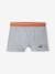 Set met 5 stretch boxers Yéti voor jongens grijsblauw - vertbaudet enfant 