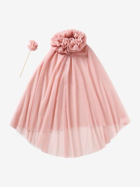 Romantische cape + toverstaf rozen - vertbaudet enfant 