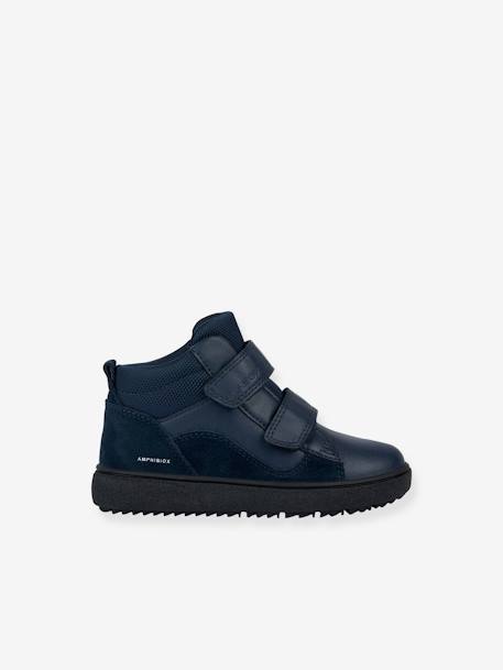 Hoge sneakers met klittenband voor kinderen J Theleven Boy B ABX GEOX® marineblauw - vertbaudet enfant 