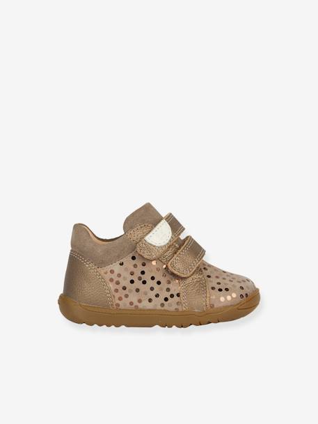 Hoge babysneakers voor de eerste stappen B Macchia Girl GEOX® iriserend grijs - vertbaudet enfant 