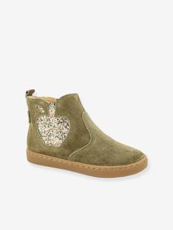 Schoenen-Meisje shoenen 23-38-Boots, laarsjes-Babylaarsjes Play New Apple Velours SHOO POM®