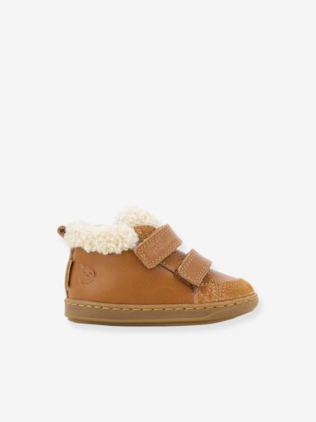 Babysneakers Bouba Scratch Wool F SHOO POM® kameel - vertbaudet enfant 