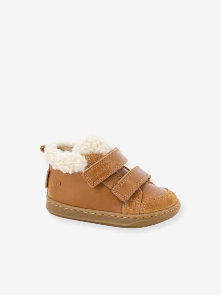 Babysneakers Bouba Scratch Wool F SHOO POM® kameel - vertbaudet enfant 