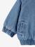 Gevoerd jack voor baby denim met fleece capuchon stone - vertbaudet enfant 