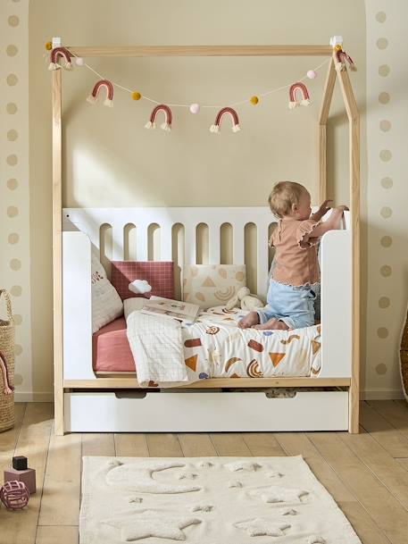 Opberglade op wieltjes voor babybed Wit - vertbaudet enfant 