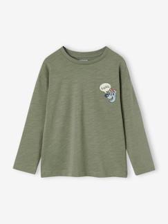 Jongens-T-shirt met groot motief op de rug  - vertbaudet enfant