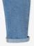 Babyjeans met elastische taille ongewassen denim+stone - vertbaudet enfant 