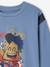 T-shirt met mascotte graffitimotief jongens chambrayblauw - vertbaudet enfant 