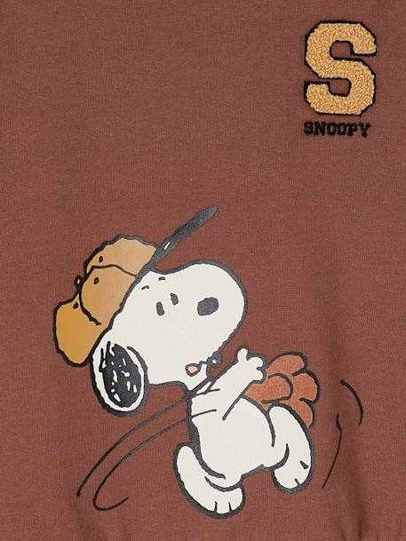 Sweater voor babyjongen Snoopy Peanuts® mokka - vertbaudet enfant 