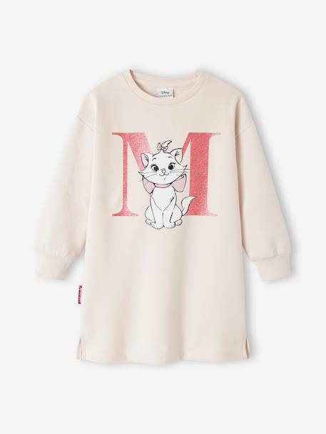 Meisjes fleece jurk Disney® Marie De Aristokatten lichtroze - vertbaudet enfant 