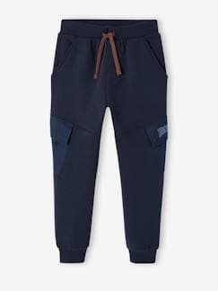 Jongens-Broek-Joggingbroek jongens met sport klepzakjes