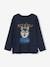 T-shirt met 'zeedier' motief jongens marineblauw - vertbaudet enfant 