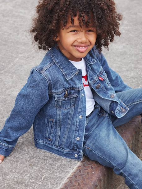 Jeansvest Trucker Jacket LEVI'S¨ jeansblauw - vertbaudet enfant 