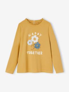 T-shirt met versiering en motief froufrou Oeko-Tex®  - vertbaudet enfant