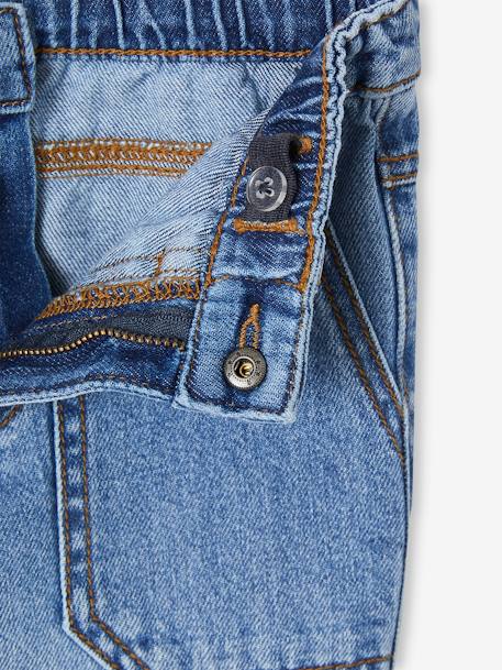 Timmermansjeans jongens stone+zwart denim - vertbaudet enfant 