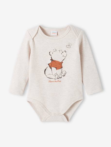 Set van 2 rompers voor jongens Disney Winnie de poeh® vanille - vertbaudet enfant 