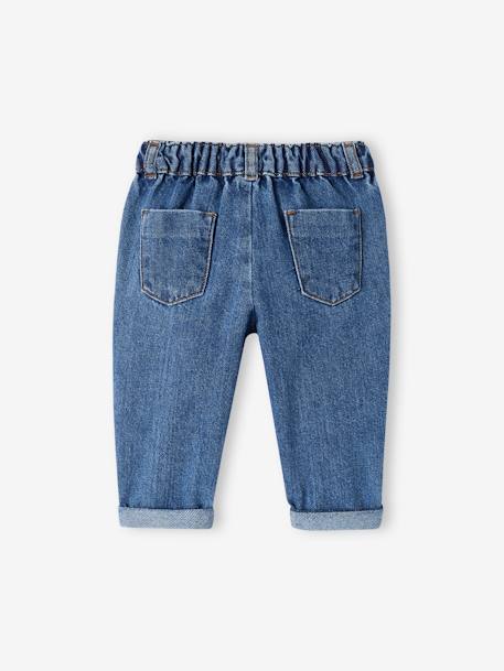 Babyjeans met mom fit van denim stone - vertbaudet enfant 