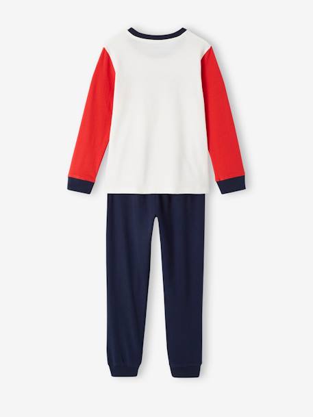 Set van 2 pyjama's 'Sport US' voor jongens marineblauw - vertbaudet enfant 