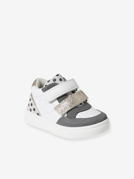 Sneakers met klittenband voor baby's wit - vertbaudet enfant 