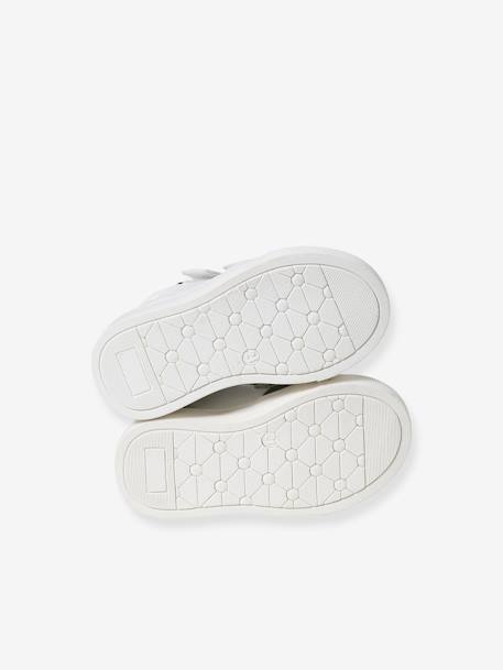 Sneakers met klittenband voor baby's wit - vertbaudet enfant 