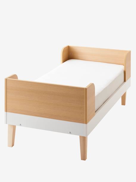 MOKA om te vormen babybed wit/hout - vertbaudet enfant 