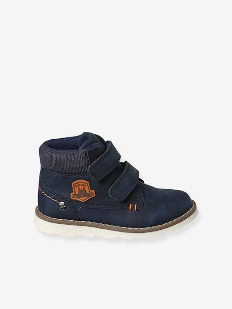 Sneakers met klittenband kleutercollectie blauw - vertbaudet enfant 