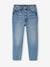 Jeans Mom fit MorphologiK meisjes heupomtrek MEDIUM stone - vertbaudet enfant 